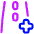 Road Add Icon from Plump Neon Set