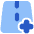 Road Add Icon from Plump Flat Set