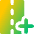 Road Add Icon from Core Gradient Set
