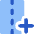 Road Add Icon from Core Flat Set