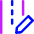 Road Edit Icon from Core Neon Set