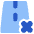 Road Remove Icon from Plump Flat Set