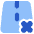 Road Remove Icon from Plump Flat Set