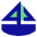 Sail Ship Icon from Sharp Pop Set