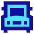 School Bus Front Icon from Sharp Pop Set