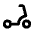Scooter Fill Icon from Rounded Fill - Material Pro Set