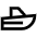 Speed Boat Icon from Atlas Line Set