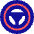 Steering Wheel Icon from Sharp Pop Set