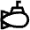 Submarine Icon from Atlas Line Set