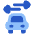 Swap Car Driving App Icon from Plump Flat Set