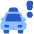 Taxi Alert Icon from Plump Flat Set
