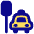 Taxi Station Icon from Plump Pop Set