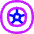 Tire Car Icon from Flex Neon Set