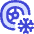 Tire Frozen Snowflake Icon from Flex Duo Set