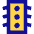 Traffic Light Icon from Sharp Pop Set