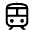 Train Icon from Sharp Line - Material Symbols Set