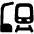 Train Station Icon from Plump Solid Set