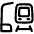 Train Station Icon from Plump Line Set
