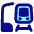 Train Station Icon from Plump Pop Set
