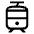 Tram Icon from Outlined Line - Material Symbols Set