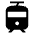 Tram Fill Icon from Outlined Fill - Material Symbols Set