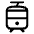 Tram Icon from Rounded Line - Material Symbols Set