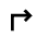 Turn Right Fill Icon from Sharp Fill - Material Pro Set
