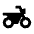 Two Wheeler Fill Icon from Sharp Fill - Material Pro Set