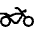 Two Wheeler Icon from Rounded Line - Material Symbols Set