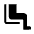 Airline Seat Legroom Normal Fill Icon from Outlined Fill - Material Symbols Set