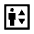 Elevator Icon from Sharp Line - Material Symbols Set