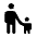 Escalator Warning Icon from Rounded Line - Material Pro Set