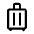 Luggage Icon from Outlined Line - Material Symbols Set