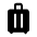 Luggage Fill Icon from Outlined Fill - Material Symbols Set