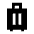 Luggage Fill Icon from Sharp Fill - Material Pro Set