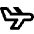 Travel Plane 1 Icon from Nova Line Set