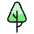 Tree 1 Icon from Ultimate Colors Set