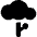 Tree Cloud Icon from Ultimate Bold Set