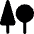 Tree Two Icon from Ultimate Bold Set | Free Download as SVG Vector and Transparent PNG | Streamline icons