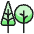 Tree Two Icon from Ultimate Colors Set