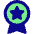 Medal Badge Star Icon from Core Pop Set