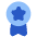 Medal Badge Star Icon from Plump Flat Set