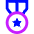 Star Medal 2 Icon from Sharp Neon Set