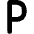 P icon - Free transparent PNG, SVG. No sign up needed.