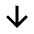Arrow Downward Icon from Sharp Line - Material Pro Set