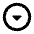 Arrow Drop Down Circle Icon from Rounded Line - Material Pro Set