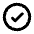 Check Circle Icon from Rounded Line - Material Pro Set