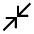 Close Fullscreen Fill Icon from Sharp Fill - Material Symbols Set