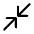 Close Fullscreen Fill Icon from Rounded Fill - Material Symbols Set