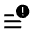 Data Alert Icon from Outlined Line - Material Symbols Set